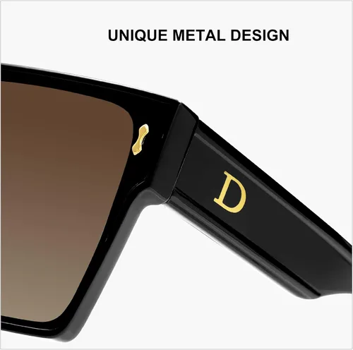 Vista 4 de Allarallvr Gafas de sol cuadradas de moda de gran tamaño para mujeres hombres rectángulo moda gafas de sol AR82128
