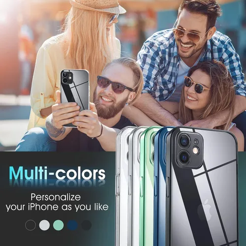 Vista 127 de Supdeal Funda cristalina transparente para iPhone 11, [No se amarillea] [Protección de la cámara] [Probado contra caídas de grado militar] Funda