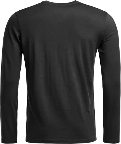 Vista 2 de Ortovox Capa base merino de manga larga 185 Rock'n'Wool para hombre Cuervo negro