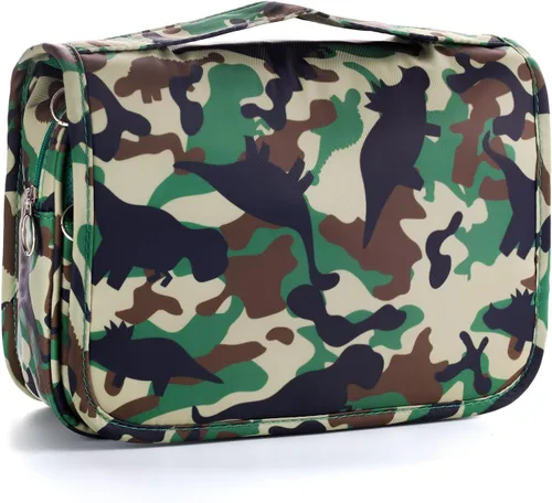 Vista 17 de Bolsa de aseo colgante de tie dye para niñas, bolsa de aseo de viaje para adolescentes, impermeable, para maquillaje y artículos de tocador, bolsa