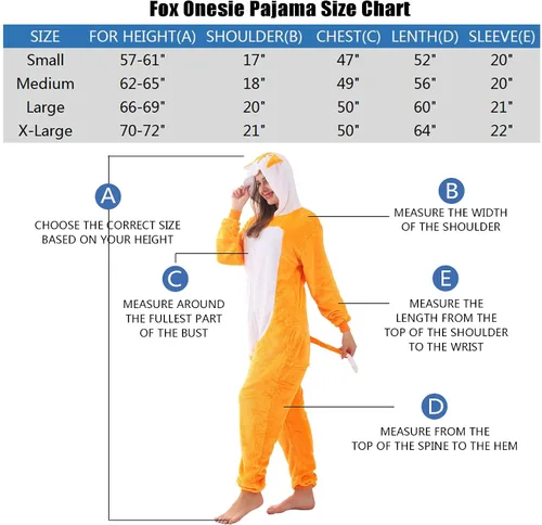 Vista 2 de ZOBAYOP Pijama unisex con capucha de animales para adultos para mujeres y hombres, disfraz de Halloween, cosplay, zorro