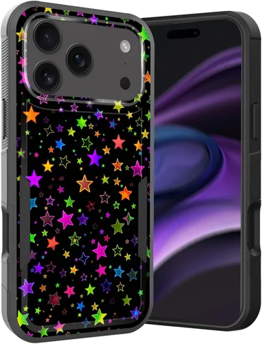 Vista 99 de Funda para iPhone Air, doble capa híbrida resistente resistente a prueba de golpes de policarbonato duro + funda protectora de silicona suave