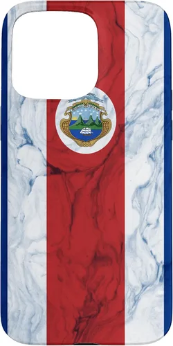 Vista 31 de Bandera de Costa Rica y fondo elegante - Funda del orgullo costarricense para iPhone 17