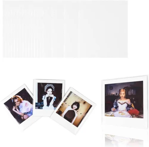 Vista 8 de Paquete de 50 fundas polaroid Kpop, ultra transparentes y ultra gruesas, fundas protectoras de 200 micras, perfectas para Kpop Standard 3.465x4.252