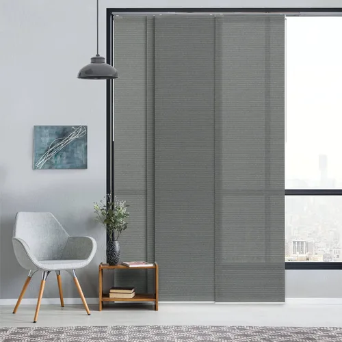 Vista 10 de Persianas de panel deslizante ajustables con riel, persianas para puerta corredera, persianas para puerta de patio, persianas para ventana, riel