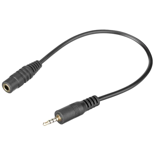 Vista 6 de Saramonic SR-25C35 Cable adaptador de micrófono hembra de 0.138 in a 0.098 in macho para cámaras Fuji con entrada de 0.098 in