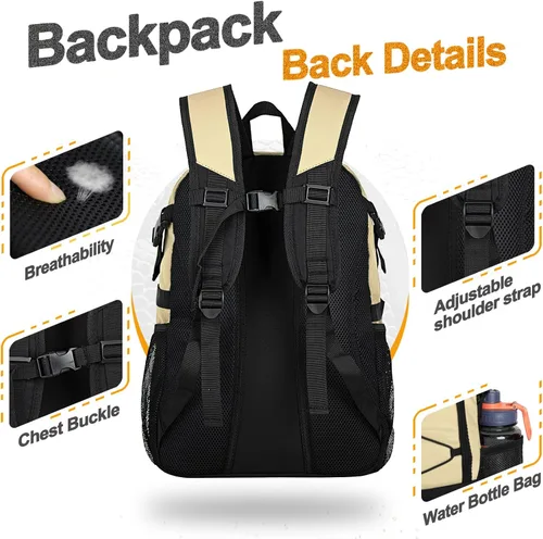 Vista 48 de Goloni Mochila de fútbol,Mochila de baloncesto con compartimento para pelotas y compartimento para zapatos,Mochila para baloncesto,Fútbol