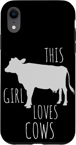 Vista 9 de iPhone 12 mini Esta chica ama vaca lindo animal granja mascota regalo caso