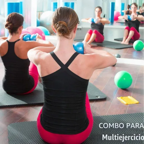 Vista 5 de Yes4All - Bolas de tonificación con peso para ejercicio, bolas medicinales suaves para ejercicio, pilates, yoga, equilibrio, flexibilidad, 2-10 Azul