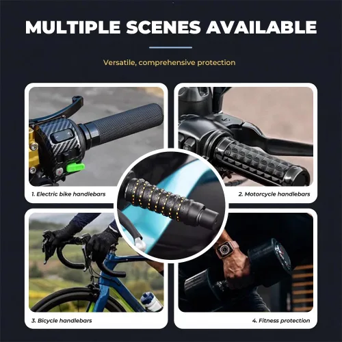 Vista 4 de Motorcycle Handlebar Tape for Honda Africa Twin 750 XRV RD07 Africa Twin 750 - Pack of 2 Breathable PU Handlebar Tape, Non-Slip & Waterproof