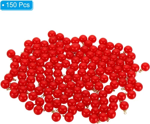 Vista 3 de PATIKIL 150 cuentas de perlas de perlas de imitación de perlas colgantes de bricolaje para hacer joyas, pulseras, aretes, collar