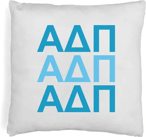 Vista 53 de sockprints Alpha Chi Omega - Funda de almohada con letras griegas de 18 x 18 pulgadas, fundas de almohada para hermandad de hermandad, almohada