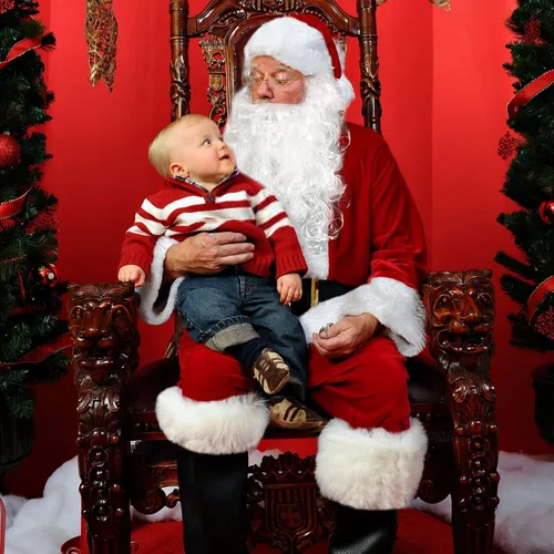 Vista 5 de Disfraz de Papá Noel para hombre Disfraz de Santa Claus de lujo para hombres Traje de Santa Claus para adultos hombres -9 piezas Traje clásico