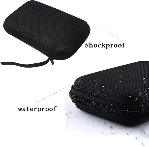 Vista 3 de Bolsa rígida para GPS, funda de transporte portátil compatible con navegador GPS de 4.3 a 5 pulgadas (5 pulgadas)