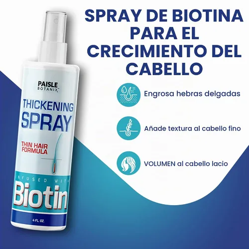 Vista 7 de Suero engrosador de cabello con biotina para el crecimiento y el volumen del cabello, bloqueador DHT para la prevención de la pérdida de cabello