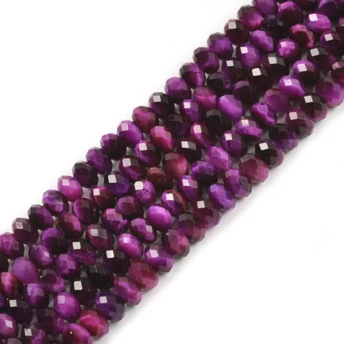 Vista 45 de 7 chakras piedras preciosas de 0.236 in de piedras preciosas facetadas Rondelle sueltas cuentas para hacer joyas DIY cuentas de 16 pulgadas