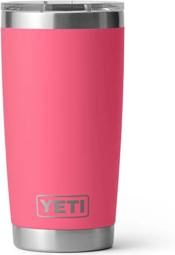 Vista 36 de YETI Rambler - Vaso de acero inoxidable con aislamiento al vacío de 20 onzas con tapa MagSlider Blanco