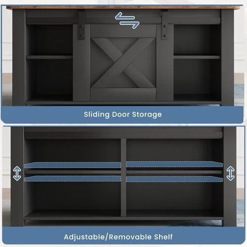 Vista 7 de DUMOS - Mesa auxiliar elevable, mesa central con almacenamiento, mesas cuadradas para sala de estar con estantes ajustables, modernas mesas de Madera
