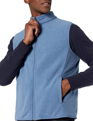 Vista 4 de Tienda Essentials Men's Full-Zip Polar Fleece Vest (Available in Big & Tall)
