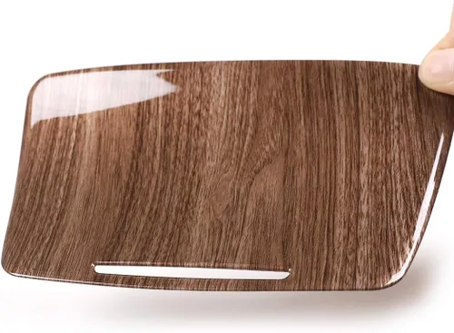Vista 8 de YIWANG Cubierta decorativa de panel de consola central de ABS cromado, 2 piezas para Mercedes Benz Clase E W213 2019 accesorios de automóvil