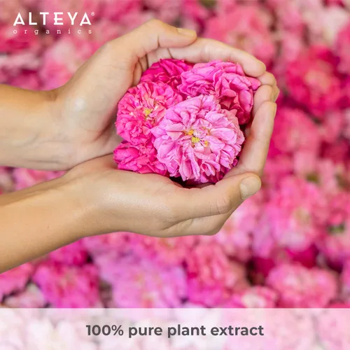 Vista 8 de Alteya - Tónico facial orgánico USDA de agua de rosas de alta potencia, 3000 rosas en una botella, 3.4 onzas líquidas/3.4 fl oz de agua pura de flor