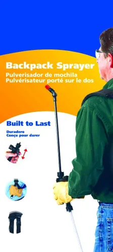 Vista 2 de Solo 475-B. Mochila pulverizadora con bomba de diafragma profesional, de 4 galones.