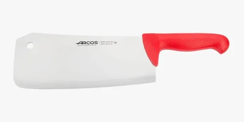 Vista 9 de Arcos Cuchillo de carnicero de acero inoxidable nitrum de 8 pulgadas y hoja de 7.874 in. Cuchillo de carnicero profesional. Mango ergonómico de Negro
