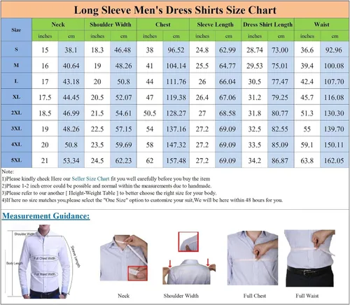 Vista 6 de Wangyue Camisas de vestir de manga larga para hombre, camisas casuales con botones y ajuste entallado, camisas de vestir formales con bolsillos