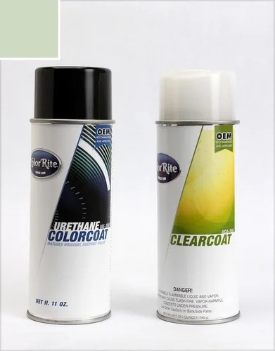 Vista 247 de Aerosol para pintura de retoque automotriz Dodge Stratus - Capa transparente metálica de acero plateado A4/DA4 - Paquete todo incluido