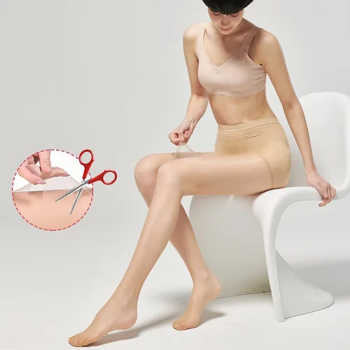 Vista 2 de RSBSforLegs Mallas transparentes ultrafinas 1D para mujer, leggings invisibles ultrafinos, adelgazantes, ajuste perfecto