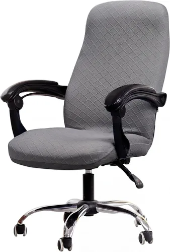 Vista 32 de WOMACO Fundas para Silla de Oficina Estampadas, Funda Elástica para Silla de Computadora Funda Universal para Silla de Jefe Estilo Simplismo Moderno