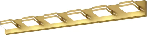 Vista 61 de SineRise - Moderna lámpara LED para tocador de baño (2 luces, 39.4 cm, regulable), iluminación de pared de baño moderna de acrílico cepillado sobre