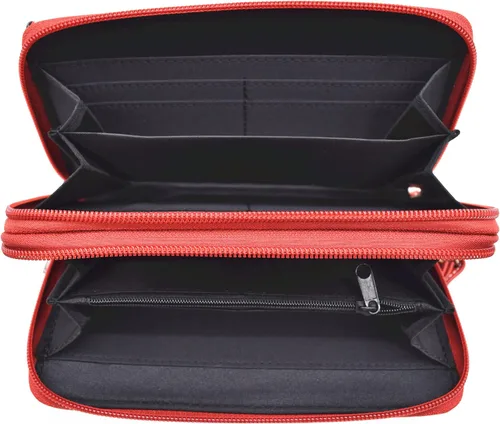 Vista 3 de WESTERN ORIGIN Bandolera con tachuelas y rayas de la bandera estadounidense, bolso patriótico de Estados Unidos, bolso de cuero para mujer