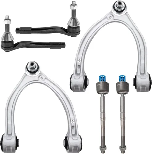 Vista 177 de Detroit Axle - Kit de extremo delantero para Chrysler 300 Dodge Charger 2011-2023 Challenger, 2 Lower Rearward Control Arms 2 Outer Tie Rods 2