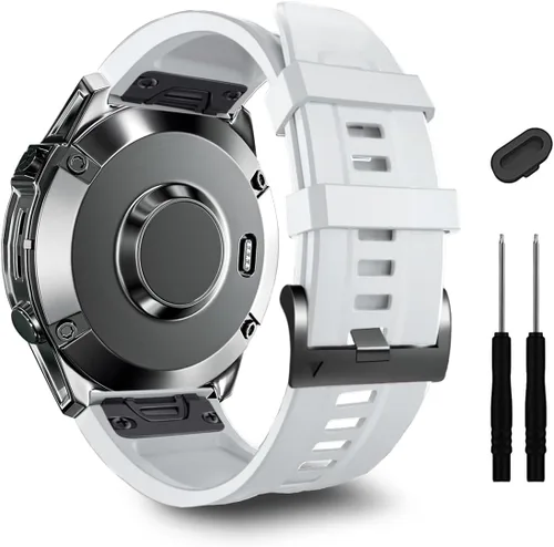 Vista 20 de ZPJPPLX Correa de silicona de ajuste rápido de 0.866 in compatible con Garmin Fenix 8 AMOLED 1.850 in/7 Pro/7/6 Pro/6/5 Plus/5, correas de repuesto