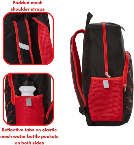 Vista 8 de RALME Juego de mochila para niños, 16 pulgadas, 6 piezas, incluye bolsa de almuerzo plegable, botella de agua, llavero y estuche para lápices