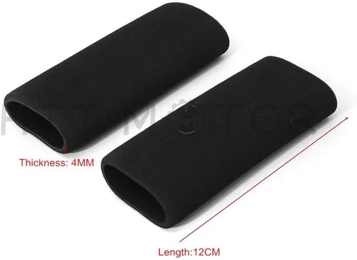 Vista 3 de ET006 - Cubierta de agarre de manillar de espuma antivibración para motocicleta compatible con Harley BMW