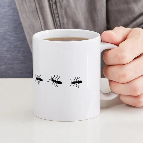 Vista 5 de CafePress ANTS Mugs Taza de café de cerámica de 11 oz (11.0 fl oz)
