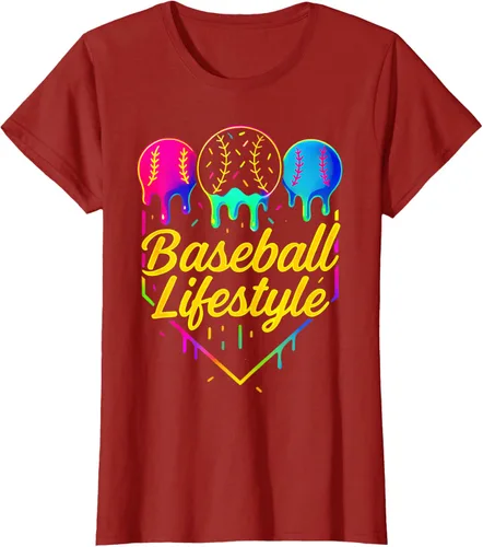 Vista 70 de Baseball Life Style 101 - Camiseta de béisbol para jóvenes