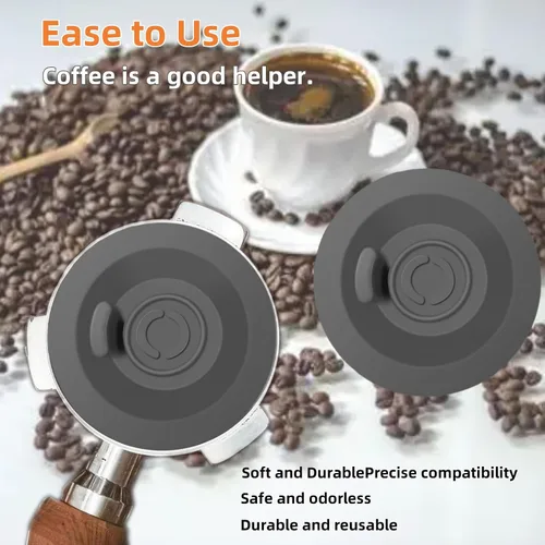 Vista 2 de Disco de limpieza espresso para máquina de café espresso Ninja y Breville, tabletas de limpieza de disco de retrodescarga de silicona compatibles