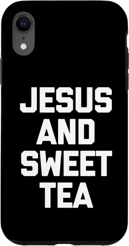 Vista 8 de iPhone 14 Jesus & Sweet Tea - Divertida funda de Jesús religioso cristiano católico