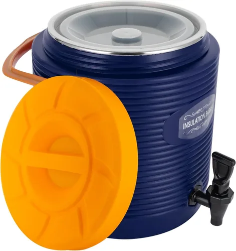Vista 9 de Dispensador de bebidas aislado de acero inoxidable, dispensador térmico de bebidas frías y calientes de 25 L/6.6 galones con espita para té, café