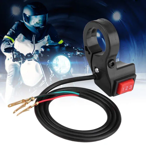 Vista 3 de Interruptor de 3 velocidades para Ebike-Interruptor de acelerador de 3 velocidades - Interruptor de manillar de 0.866 in 7/8 pulgadas manillar