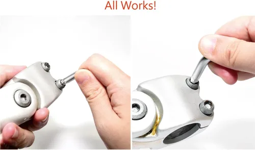 Vista 8 de K Tool 75450 - Juego de extractor de tornillos hexagonales dañados, rango métrico de 9 piezas de 0.059 in a 0.394 in, extractores de extremo