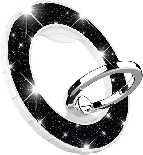 Vista 24 de Soporte magnético de anillo de teléfono para MagSafe, [rotación flexible de 360°], soporte de agarre magnético para anillo de dedo, apto para iPhone