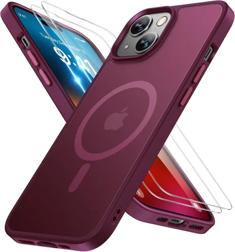 Vista 79 de Miracase Funda diseñada para iPhone SE 2022/SE 2020/7/8, funda multicolor de silicona a prueba de golpes (rojo)