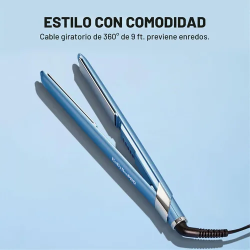 Vista 6 de BabylissPRO Nano Titanium Ultra-Sleek Hair Straightener, Flat Iron for All Hair Types
