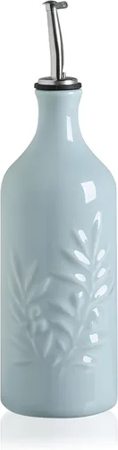 Vista 15 de Sweejar Botella dispensadora de aceite de oliva de cerámica de 20 onzas de alivio opaco que protege para reducir la oxidación, adecuada para Beige