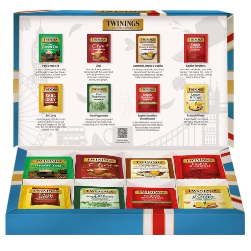 Vista 25 de Twinings Bolsas de té negro Blackcurrant Breeze envueltas individualmente, 20 unidades (paquete de 1), dulce, sabor picante, con cafeína, disfruta