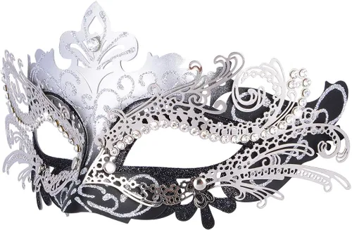 Vista 12 de Hoshin - Máscara para Baile de Máscaras, Decoraciones de Mardi Gras, Máscaras Venecianas para Mujeres